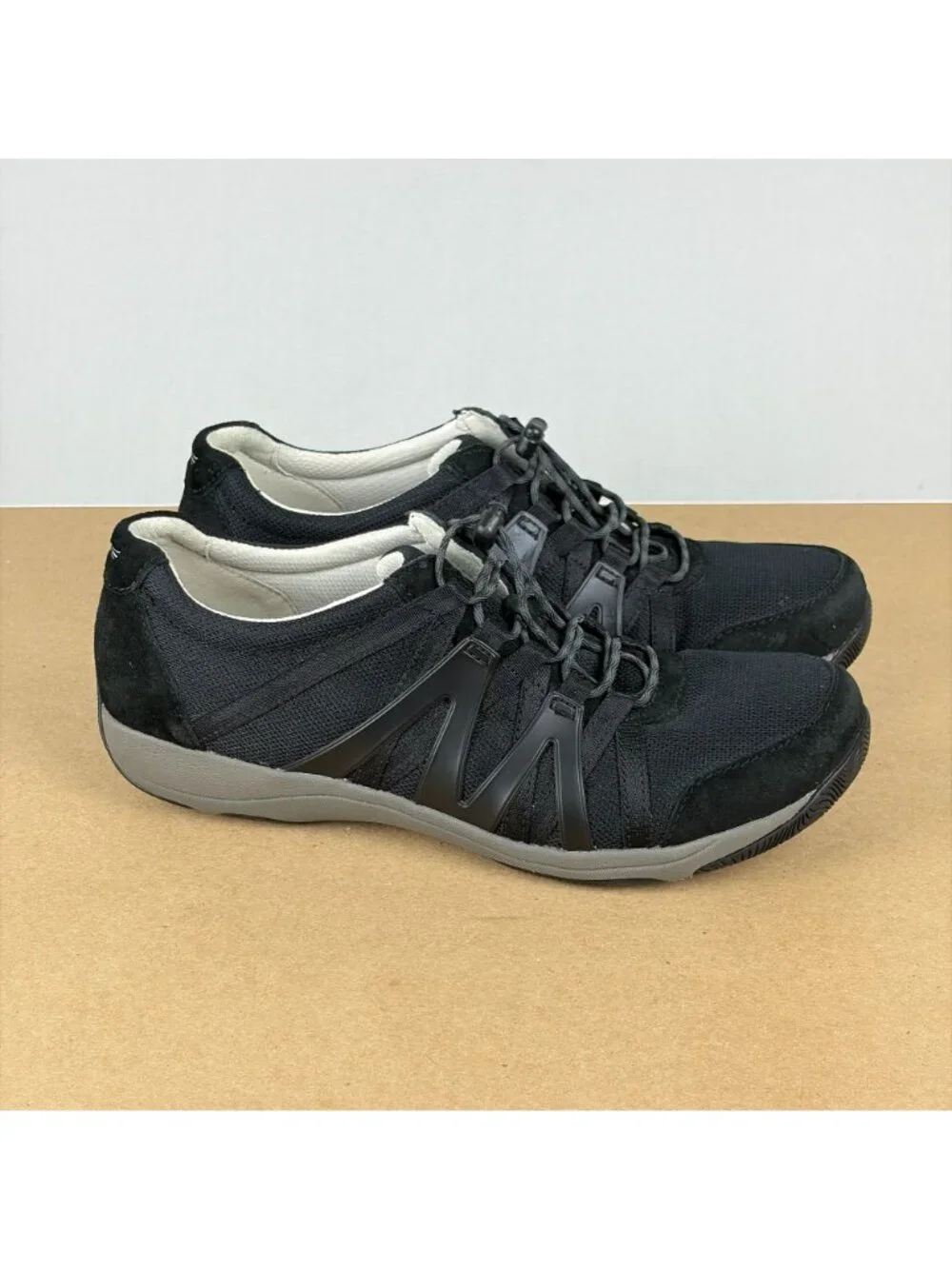 Dansko Henriette Toggle Lace Comfort Shoes Womens 10.5/11 EU 41 Black Casual